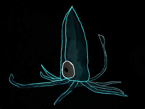 It'll Glow On You: Bioluminescent Giant Squid.