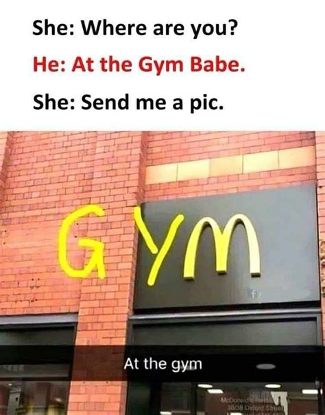 gym meme mcdonalds - Chameleon Memes