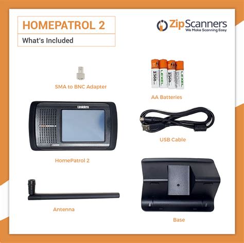 HomePatrol 2 Police Scanner | Uniden Digital Base Scanner