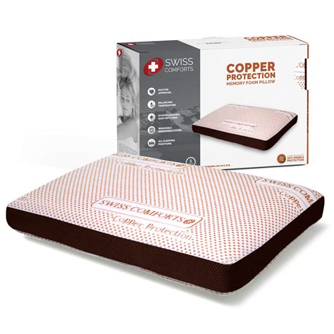 Copper Memory Foam Pillow – Swiss Comforts