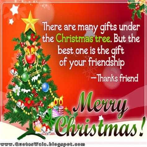 Best Gift Is Your Friendship merry christmas christmas quotes merry ...