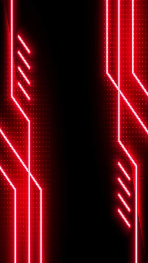 Red Neon Lights Wallpaper