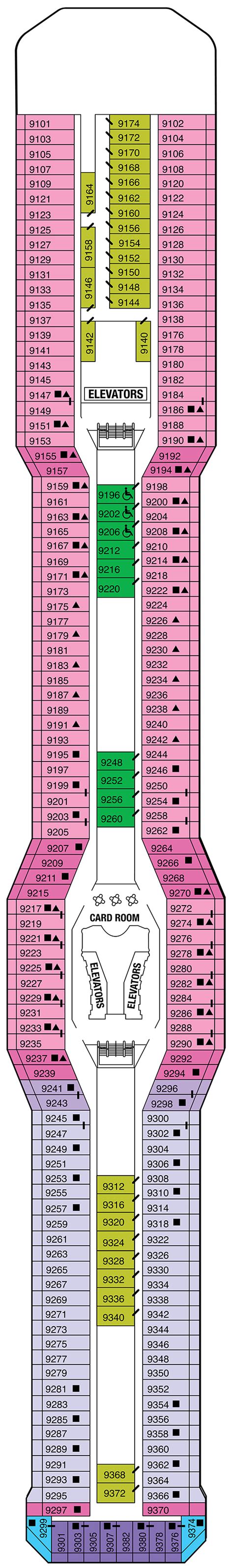 Celebrity Eclipse Deck Plans | CruiseInd