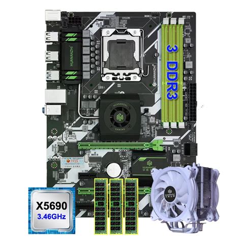 Huananzhi Deluxe X58 Lga1366 Motherboard With 3 Ram Slots Cpu Xeon ...