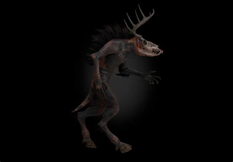 3D model Wendigo deer creature from lord of rings VR / AR / low-poly ...