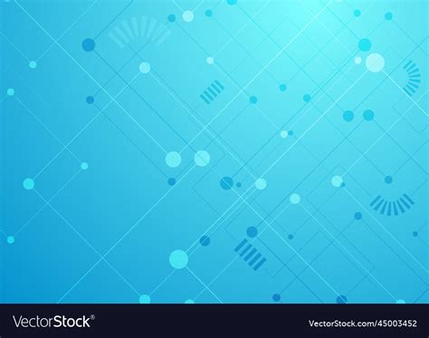 Abstract blue tech circuit board lines drawing Vector Image