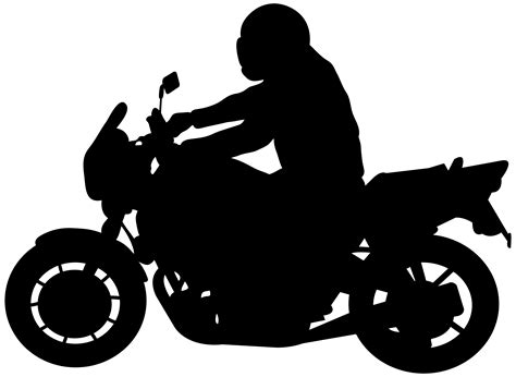 Motorcycle Silhouette Clip art - Biker Silhouette PNG Clip Art Image ...