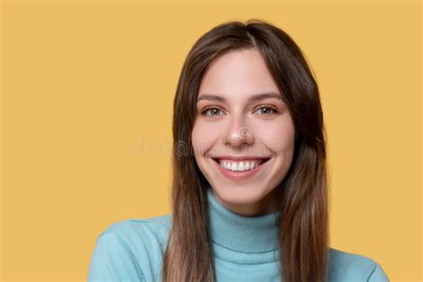 Face of a Smiling Pretty Young Adult Girl. Stock Photo - Image of ...