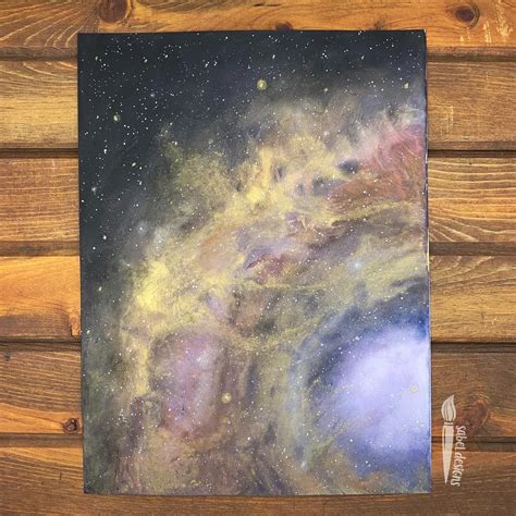 Watercolor Spiral Nebula | Watercolor galaxy, Galaxy painting, Space art