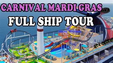 Carnival Mardi Gras Cruise - Full Ship Full tour View 2023 - YouTube