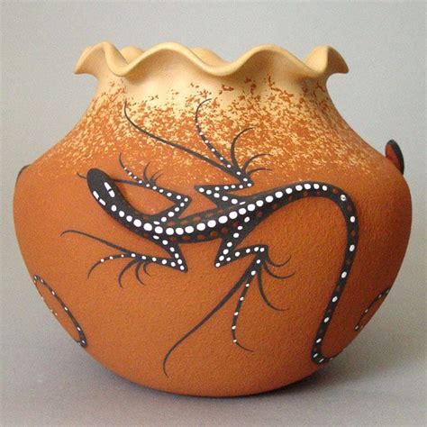 Zuni Pueblo Pottery by Deldrick Cellicion Southwest Pottery, Mexican ...