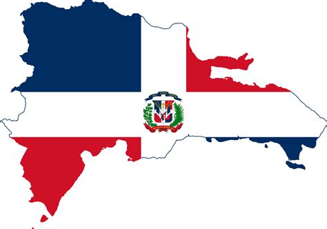 Flag map of Dominican Republic | Symbol Hunt