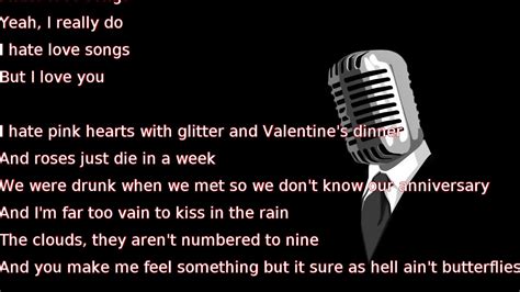 Kelsea Ballerini - I Hate Love Songs (lyrics) - YouTube