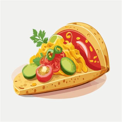 Premium Vector | Taco illustration vector