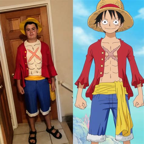 My Luffy Cosplay for Halloween! : r/OnePiece