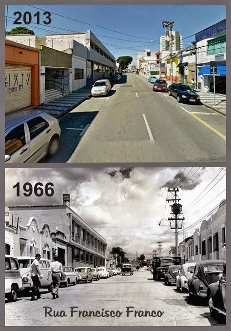 Antes e Depois - Rua Francisco Franco