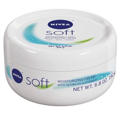 Nivea Soft Moisturizing Crème Body, Face And Hand Cream - 6.8oz : Target