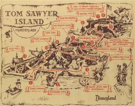 Tom Sawyer Island Map - Hiking In Map