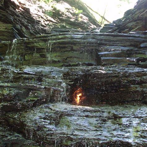 Eternal Flame Falls at Chestnut Ridge County Park – Orchard Park, New ...