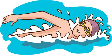 Swimmer swimming in pool cartoon vector 21592916 Vector Art at Vecteezy