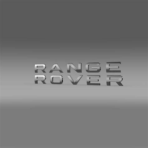 Range Rover Logo - 3D Model by Creative Idea Studio