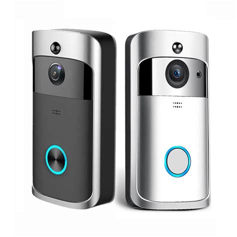 M5 Night Vision WIFI Smart Video Doorbell Wireless Portable Home Door ...