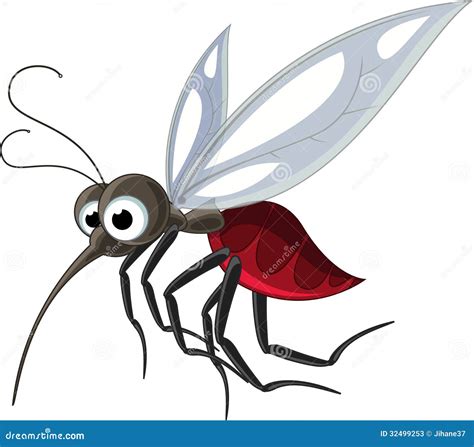 Mosquito Cartoon for You Design Stock Illustration - Illustration of ...