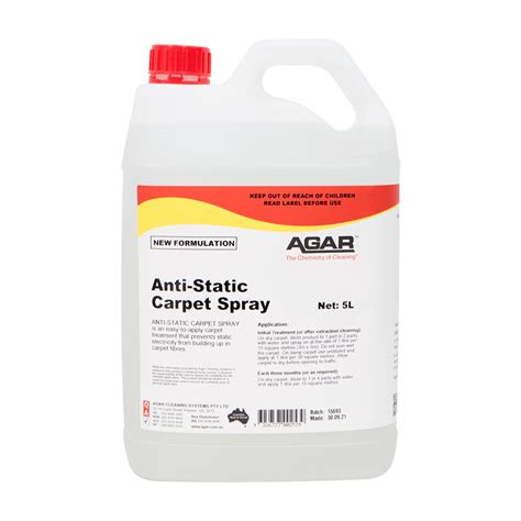 Anti-Static Carpet Spray | Agar Cleaning Systems