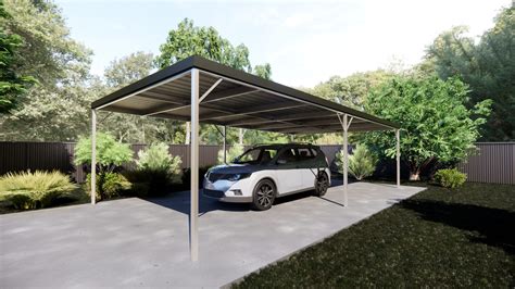 Skillion Roof Carport | Skillion Carport Kit | Flat & Double Roof