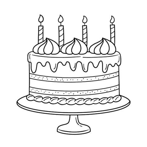 Cake Outline Images - Free Download on Freepik