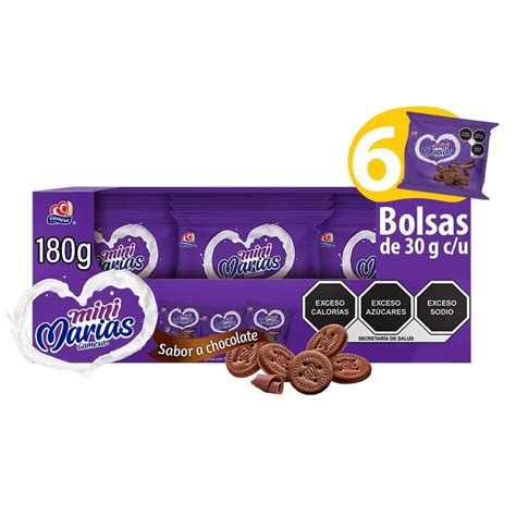 Galleta Mini Marías Gamesa sabor chocolate 180 g | Walmart