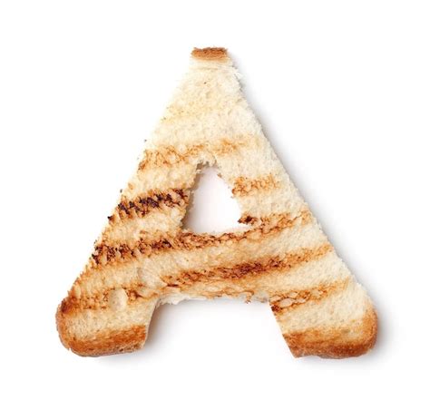 Premium Photo | Bread letters