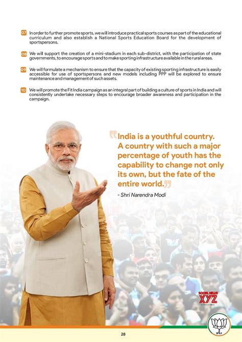 BJP Manifesto For Elections 2019 In English Gallery And PDF - Social ...