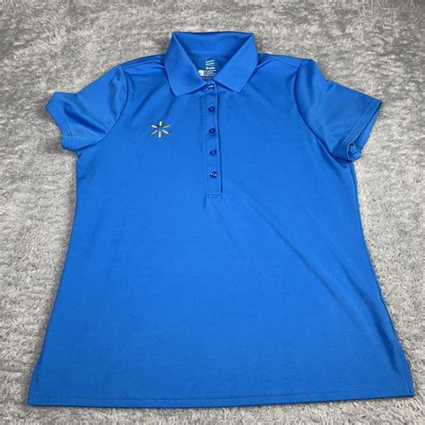 Walmart Employee Uniform Polo Shirt - Blue - Women's … - Gem