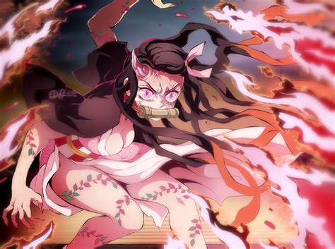 Nezuko Kamado Angry Art Wallpaper, HD Artist 4K Wallpapers, Images and ...