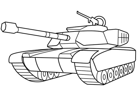 Army Tank Coloring Pages For Adventure | Educative Printable