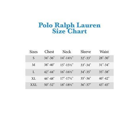 Polo Ralph Lauren Shoe Chart - Prism Contractors & Engineers