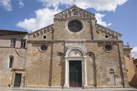 Cathedral Church, Volterra stock image. Image of village - 88037279