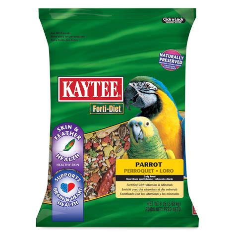 Kaytee Forti-Diet Parrot Food, Feather Health, 8 lb - Walmart.com