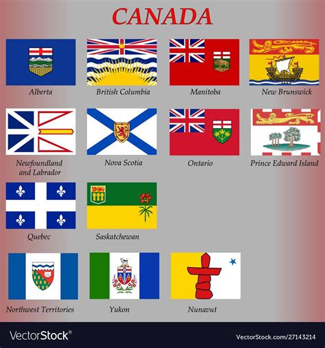 all flags of the Canada regions. Nunavut, All Flags, Northwest ...