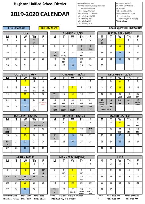 2024 Hughson School District Calendar - Carin Cosetta