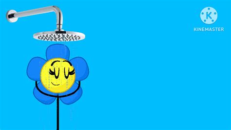 BFDI Blue Flower in The Shower by PlayStation404403 on DeviantArt