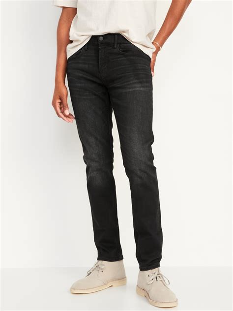 Black Jeans Men Slim