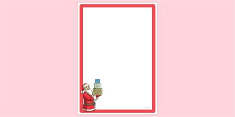 FREE! - Christmas Page Border Design | Page Borders | Twinkl