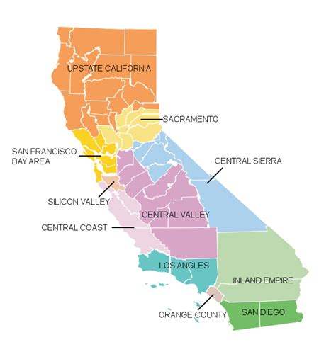 Silicon Valley California Map - Alaine Leonelle