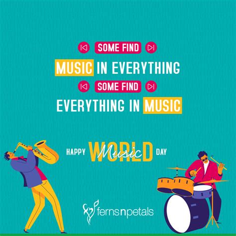 50+World Music Day Quotes: Images & Messages - Ferns N Petals