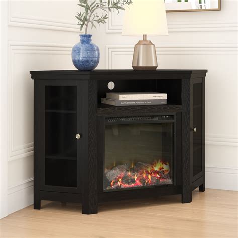 Corner Electric Fireplace Tv Stand | Foter