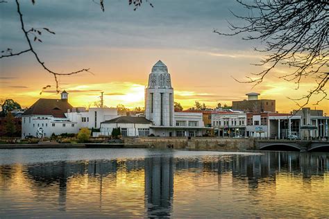 Saint Charles, Illinois at Sunrise Photograph by Drew Pertl - Pixels