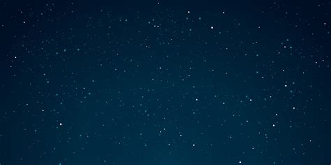 Blue Starry Night Sky