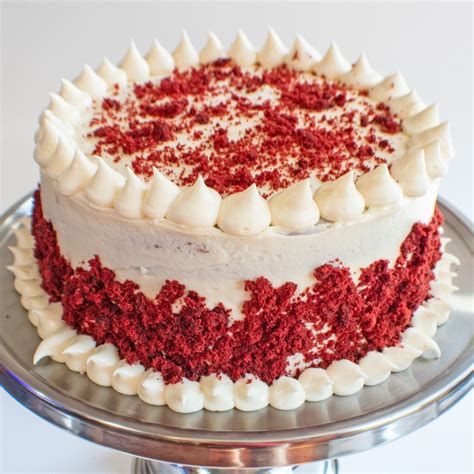 Red Velvet Cake with Cream Cheese Frosting - Bake It With Love